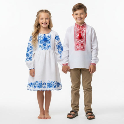 Kids’ Vyshyvanka – Ukrainian Embroidered Shirts & Dresses