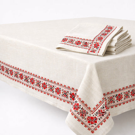 Ukrainian Tablecloths – Embroidered Linen & Traditional Designs