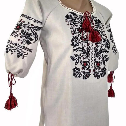 Ukrainian embroidered linen shirt