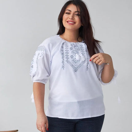 Ukrainian embroidered blouse Vyshyvanka for women