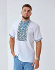 Short sleeve blue