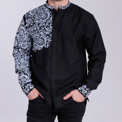 Men’s Ukrainian Embroidered Shirt – Modern Traditional Vyshyvanka