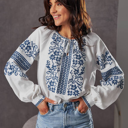 embroidered shirt