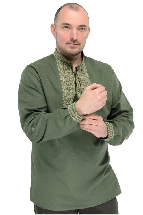 Mens vyshyvanka  modern linen