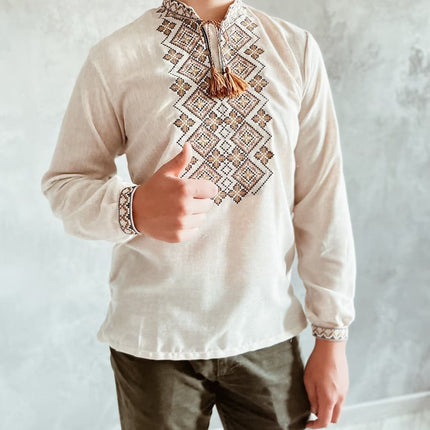 Traditional Ukrainian Shirt for Men