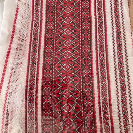 Embroidered wedding towel