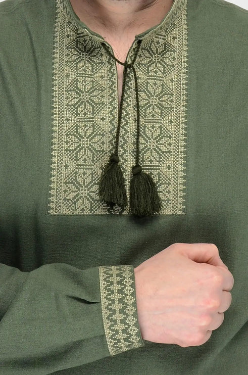 Mens vyshyvanka  modern linen