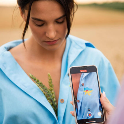 Women's shirt with embroidery Banderivka