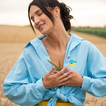 Women's shirt with embroidery Banderivka