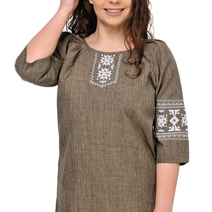 Blouse in Ukrainian style with embroidery