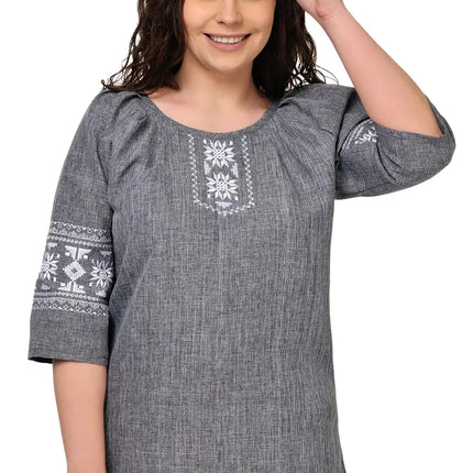 Blouse in Ukrainian style with embroidery