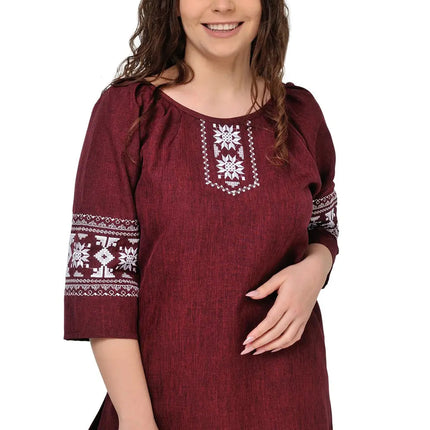 Blouse in Ukrainian style with embroidery