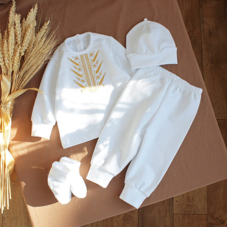 Christening set for baby boy