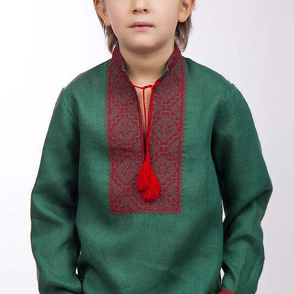 Clothing in Ukrainian style for a boy