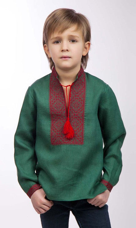Clothing in Ukrainian style for a boy