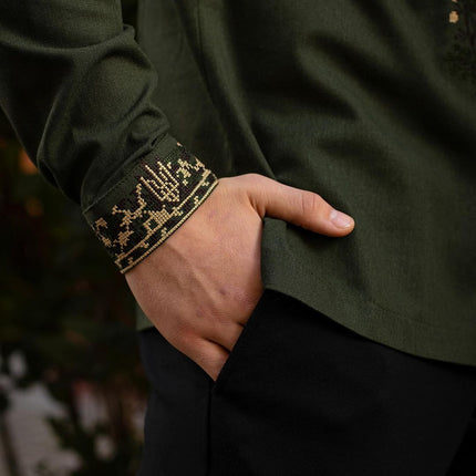 Designer men's vyshyvanka shirt