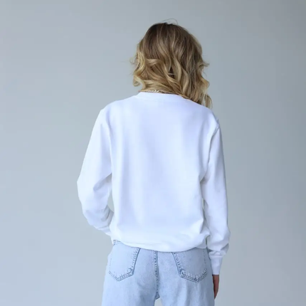 Embroidered Sweatshirt with a Map of Ukraine
