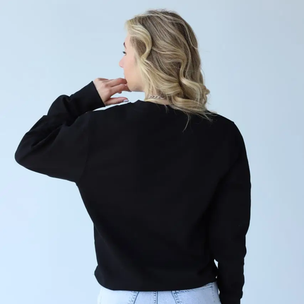 Embroidered Sweatshirt with a Map of Ukraine