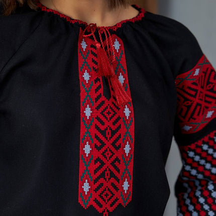 Embroidered Ukrainian woman's blouse