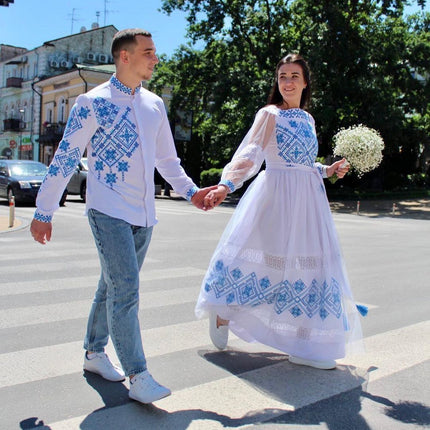 Ukrainian men's embroidered shirt