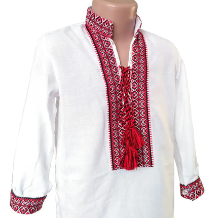 Embroidered shirt for a boy in Ukrainian style