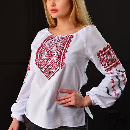 Embroidered women's blouse