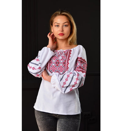 Embroidered women's blouse