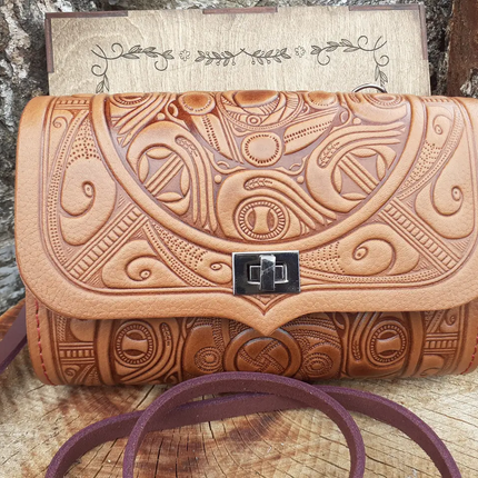 Handmade women's leather bag