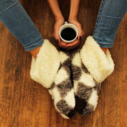 House slippers wool