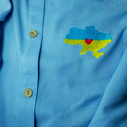 Women's shirt with embroidery Banderivka
