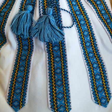 Traditional summer Ukrainian embroidered dress