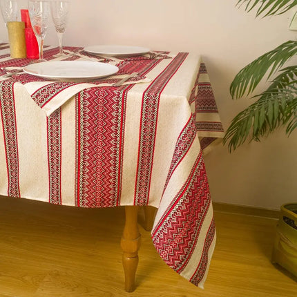 Tablecloth with napkins in Ukrainian style