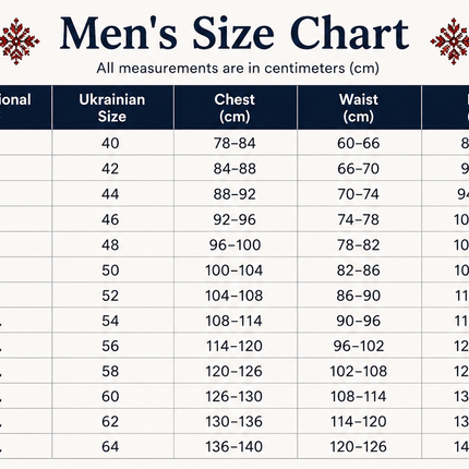 Men’s Ukrainian Embroidered Shirt – White with Embroidery