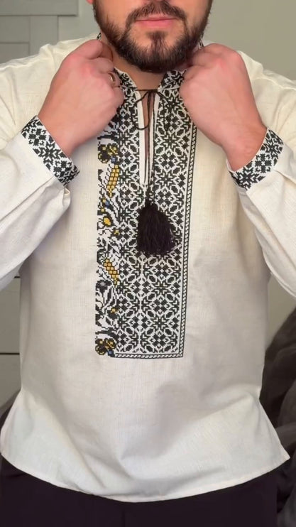 Men’s Ukrainian Linen Vyshyvanka