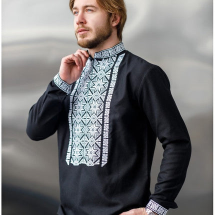 Mens embroidered shirt