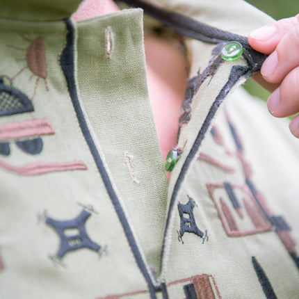 Men's linen vyshyvanka shirt