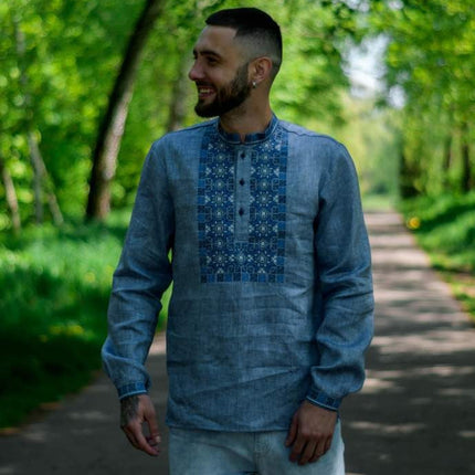 Men's vyshyvanka linen