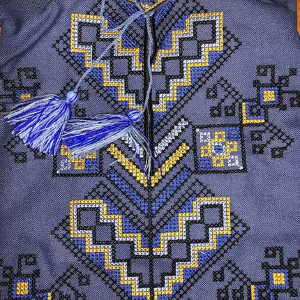 Modern men's embroidered shirt