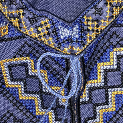 Modern men's embroidered shirt