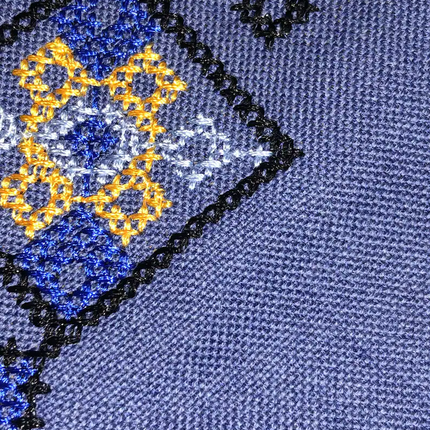 Modern men's embroidered shirt