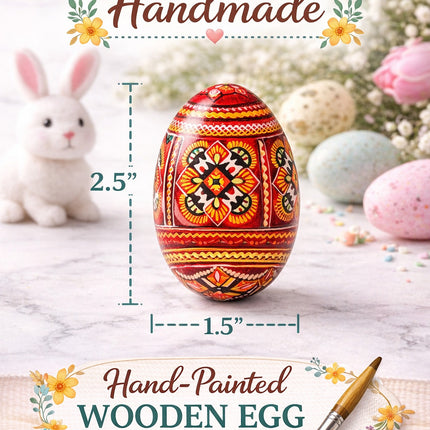 Easter wooden eggs