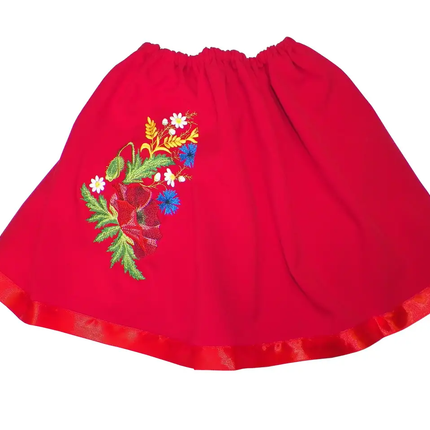Skirt in Ukrainian style for a girl