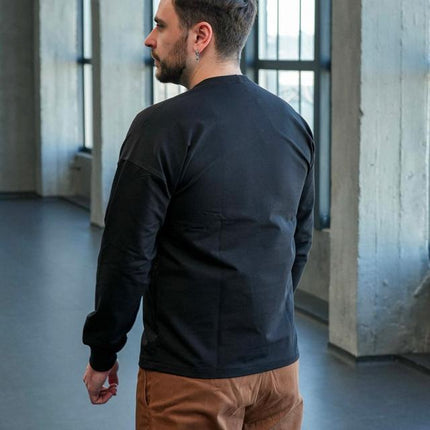 Sweatshirt with embroidered coat of arms of Ukraine like Zelensky’s