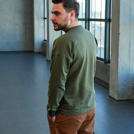 Sweatshirt with embroidered coat of arms of Ukraine like Zelensky’s