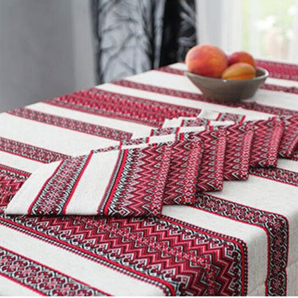 Tablecloth with napkins in Ukrainian style