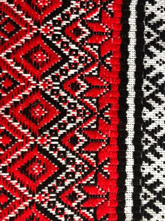 Embroidered wedding towel