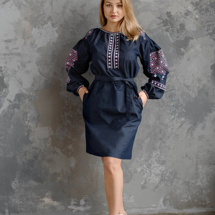 Ukrainian Embroidered Dress