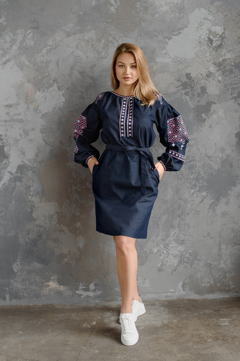 Ukrainian Embroidered Dress