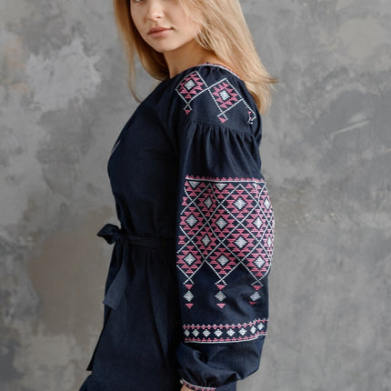 Ukrainian Designer Embroidered Dress