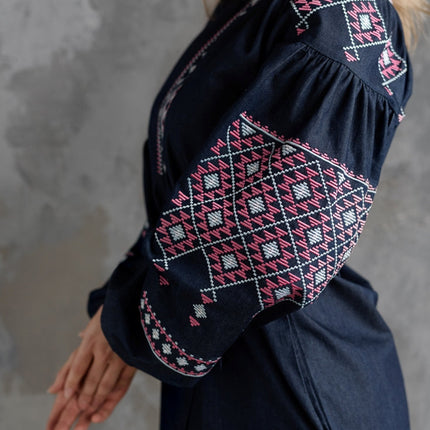Ukrainian Designer Embroidered Dress